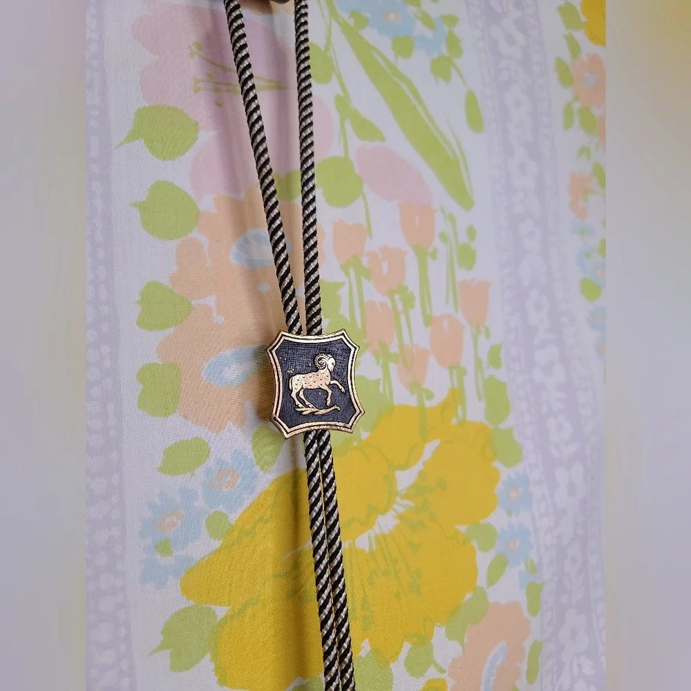 Vintage Aries Bolo Tie - Picture 5 of 6